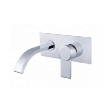 YL-91227 Single lever wall mount bathroom taps wall sink faucet